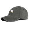 Cartoon Goose With Knife Embroidered Baseball Cap Soft Casual For Women Men Spring Summer Wide Brim Sun Hat