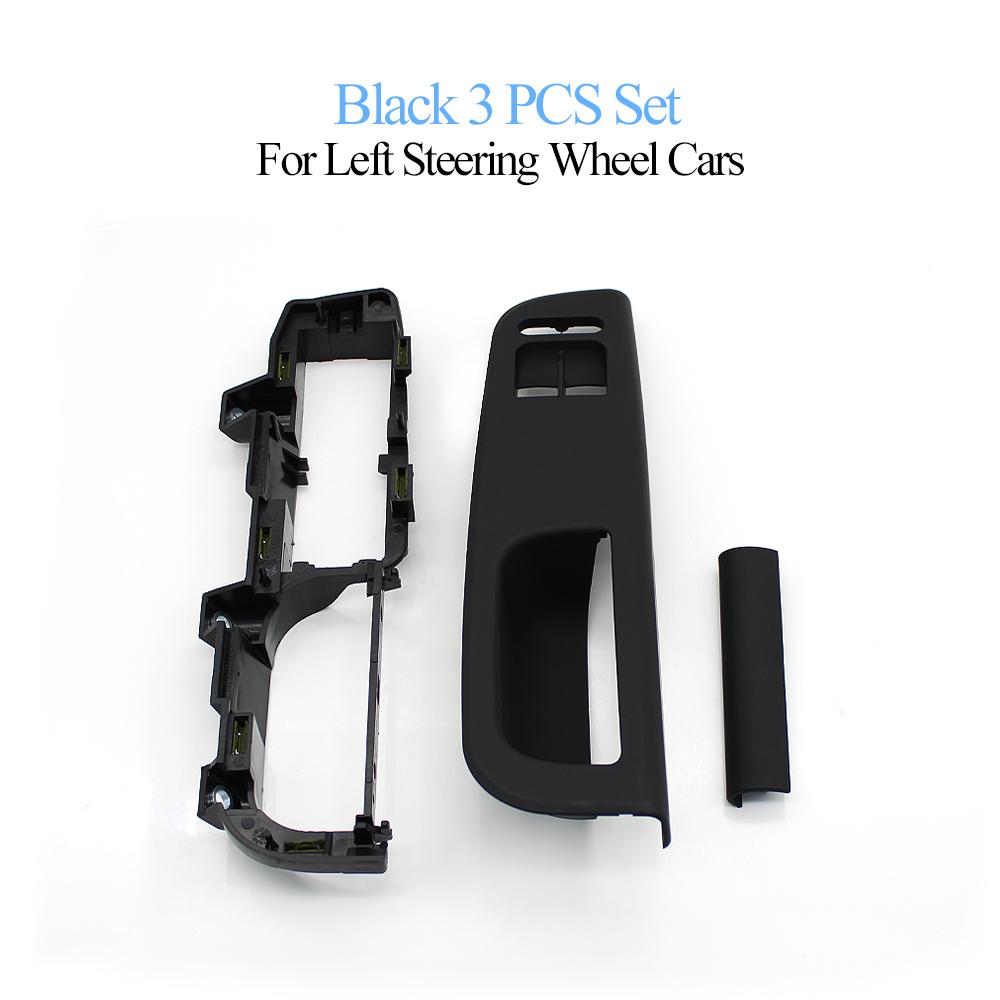 LHD 2-doors Inside Door Pull Grab Handle Window Switch Panel Bezel Trim For Volkswagon Golf 4 MK4 Jetta Passat Bora 1999-2004