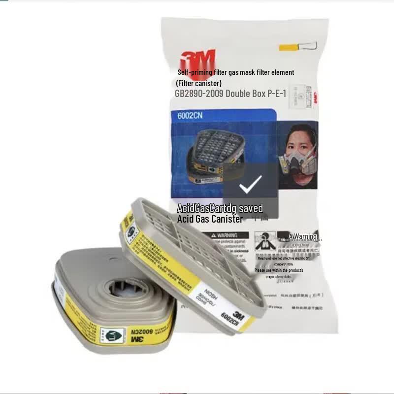 3M 6002 Organic Acid Gas Filter Cartridge серый