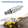 Precise 1 Piece Pressure Relief Loader Control Valve Silver Metal For Case Loader Backhoe 580L 580SM Loader Landscaper