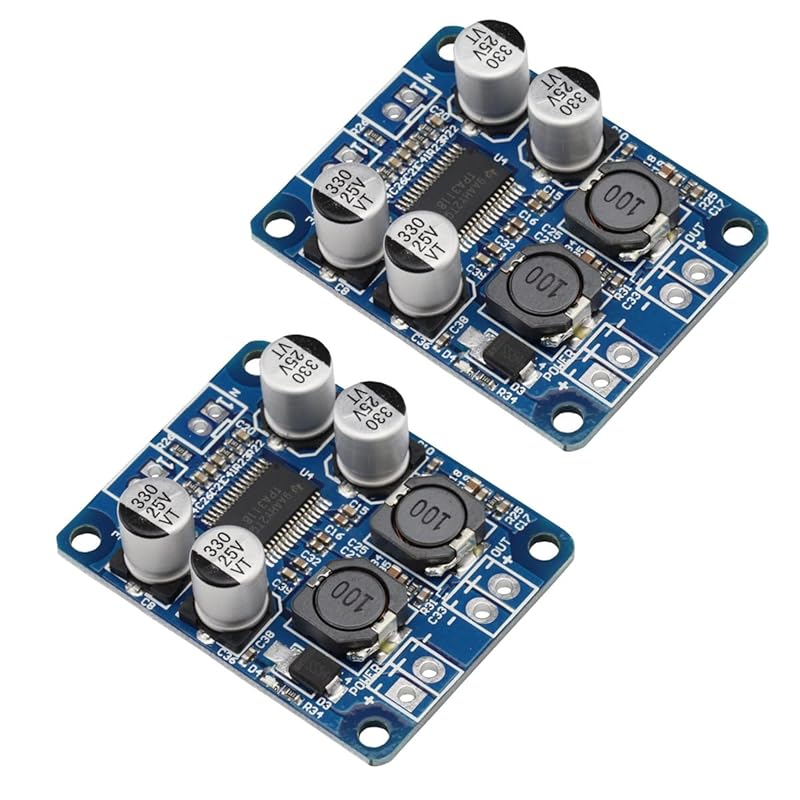 TPA3118 Single Channel Digital Audio Power Amplifier Board Module 1X60W Converter for Audio System DIY Speakers DC 12V-24V