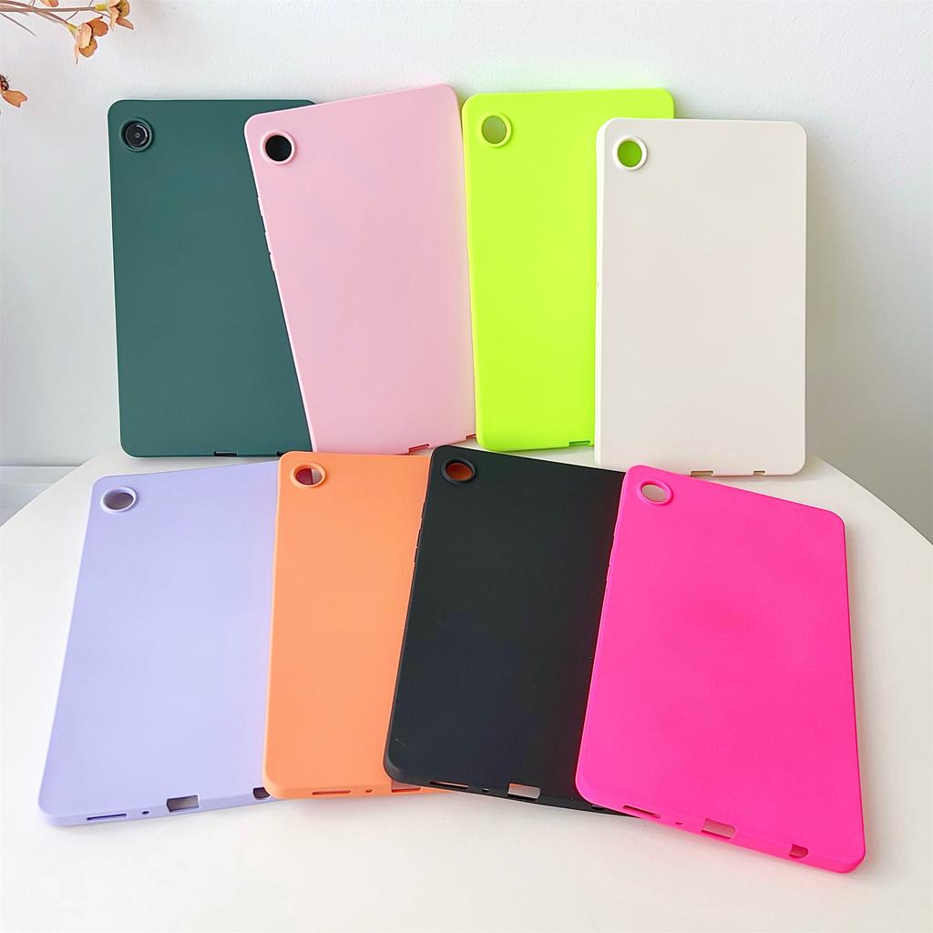 For Samsung Galaxy Tab A9 Case Rubberized TPU Tablet Cover Skin-friendly