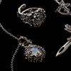 Artemis Classic Rose Cut Blue Moon Pendant (acp0361) - Men's Silver Accessory, 925 Sterling Silver with Moonstone