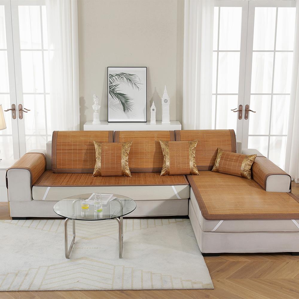 Sofa Mat Bamboo Mat Non-Slip Sofa Cushion Summer Summer Cool Pad Seat Cushion Sofa Cover Cover Cloth Summer