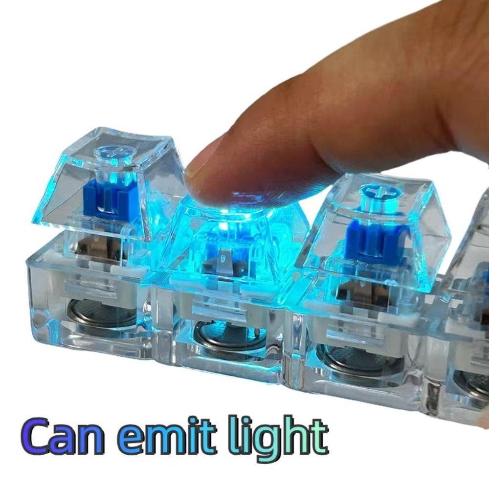 Relaxing 3/4/9 Keys Finger Keyboard Keycap Stress Relief Fidget Keychain Pass The Time Gadget Decompression Adult