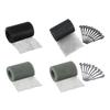 Gutter Downspout Leaf Guard Mesh 6m Anti Clogging Strainer Filter for Roof Garden Drain Protection