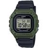 Men's Watch W-218H, Black/Green, Bracelet
