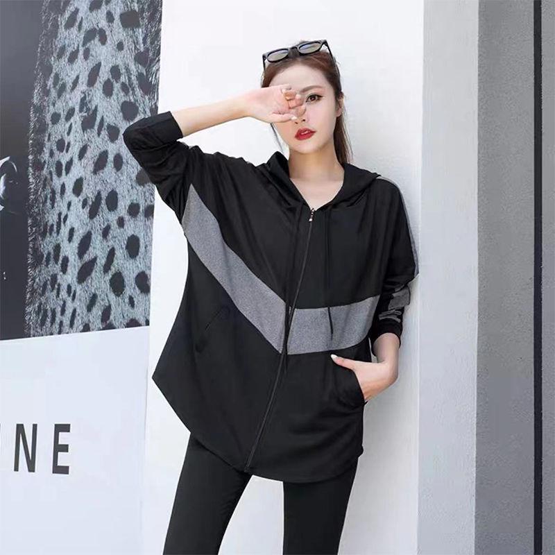 Women's Quick-Dry Long-Sleeve Sports Jacket and Yoga Set - Autumn/Winter Casual Fit