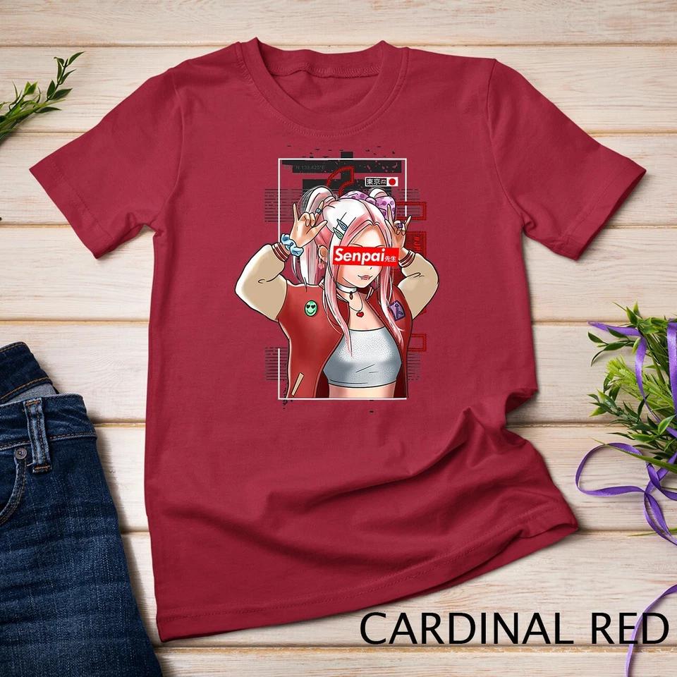 Anime Girl - Otaku Kawaii - Japan Art Anime T-Shirt Unisex T-shirt 3 M