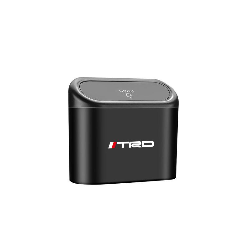 Car Trash Can Garbage Bin Organizer Accessories For Toyota 86 Mirai Supra Prado Alphard Crown Vellfire Venza Avalon Reiz Keyring