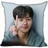 Song Kang Pillowcase Bedroom Home Decorative Gift Pillow Cover Square Zipper Pillow Cases Satin Soft Fabric 0209