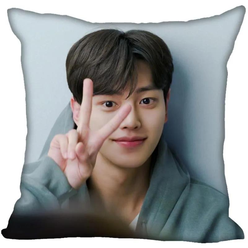 Song Kang Pillowcase Bedroom Home Decorative Gift Pillow Cover Square Zipper Pillow Cases Satin Soft Fabric 0209