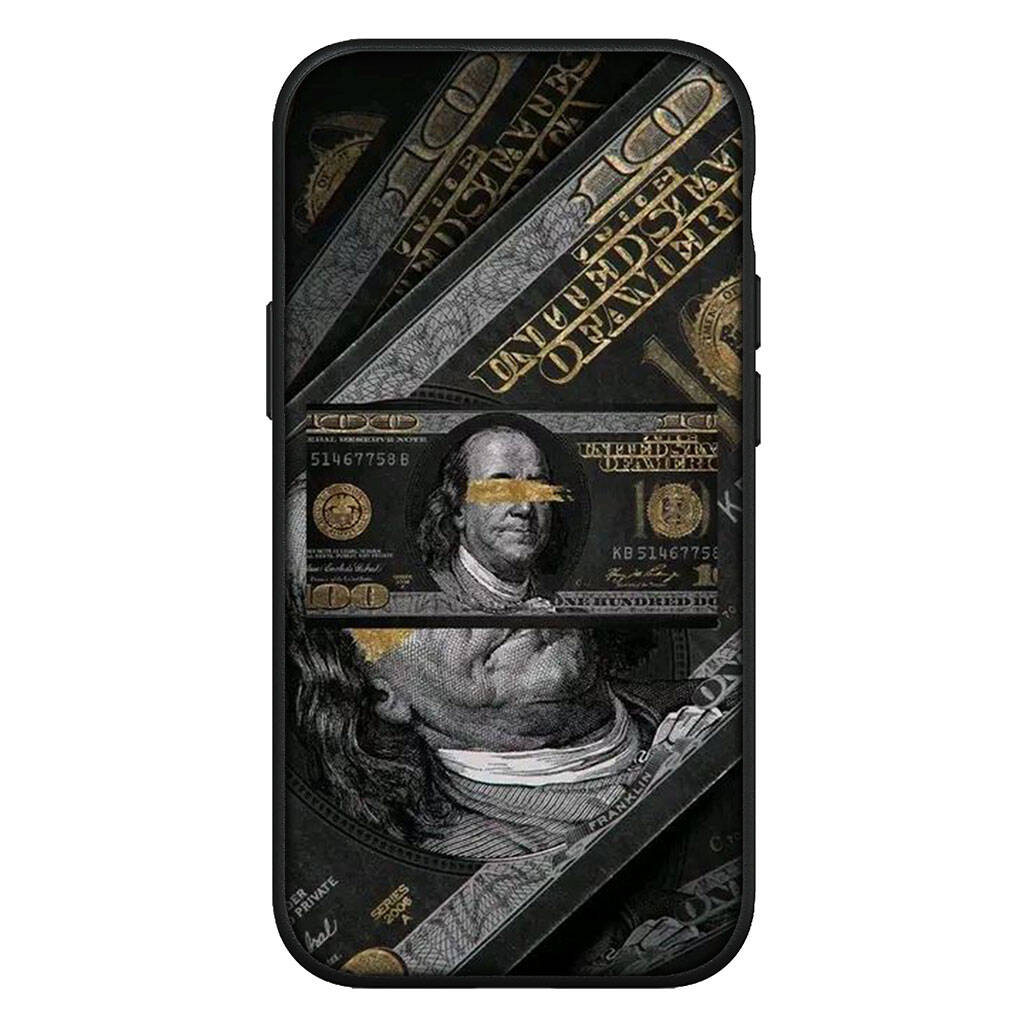 for Motorola Moto Edge 70 60 50 G54 G86 Samsung Galaxy S25 iPhone 17 16 15 Xiaomi Redmi Note 14 13 Pro Max Phone Case Money 100 Dollars Poster Cover