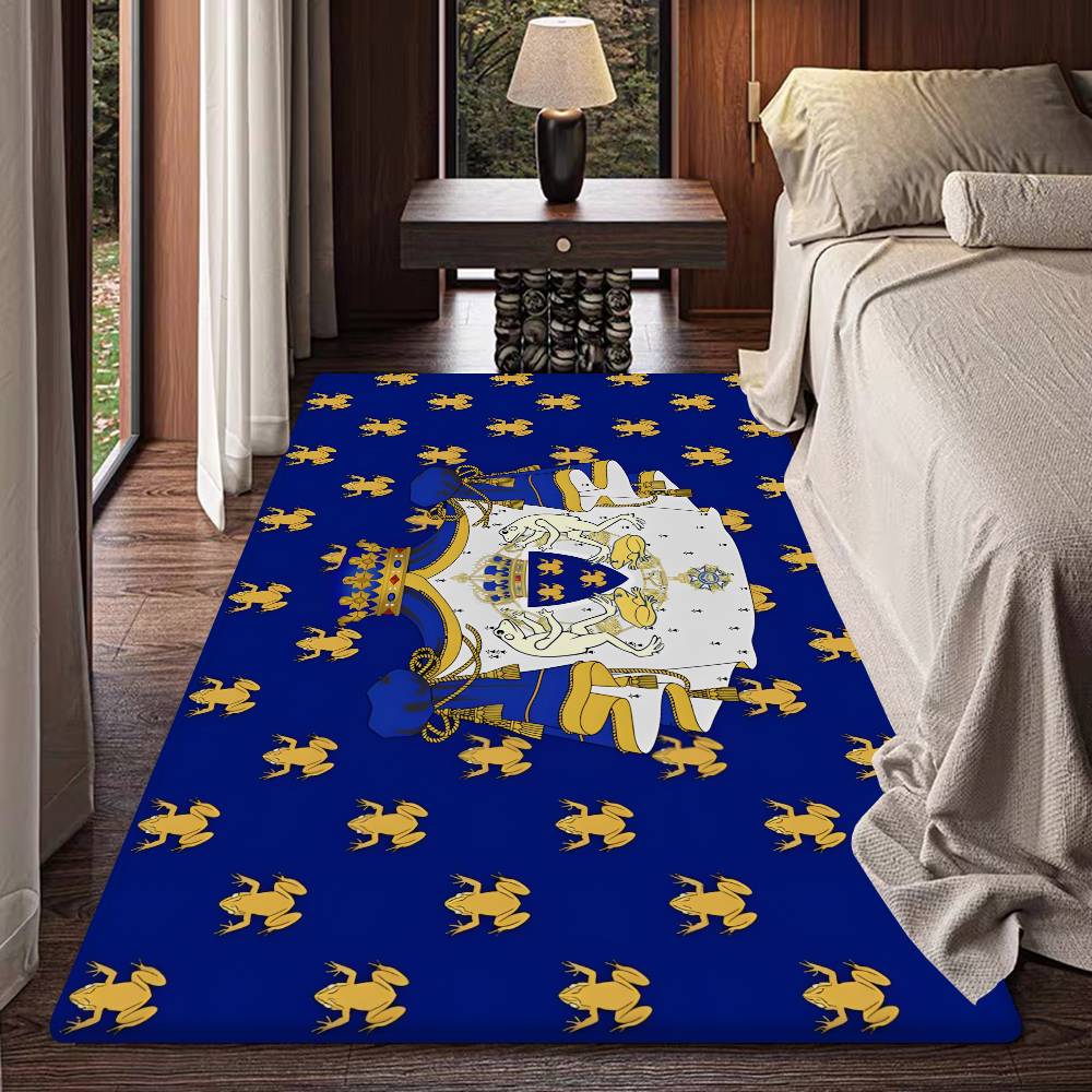 Napoleon Coat Of Arms Bathroom Mat Retro Multiple Choice Living Room Kitchen Rug Non-Slip Bedside Mats