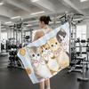 Cartoon M-Mofusand-S Towel Quick Drying Beach Towels Are Suitable For Swimming Pools Camping Yoga And The Gym