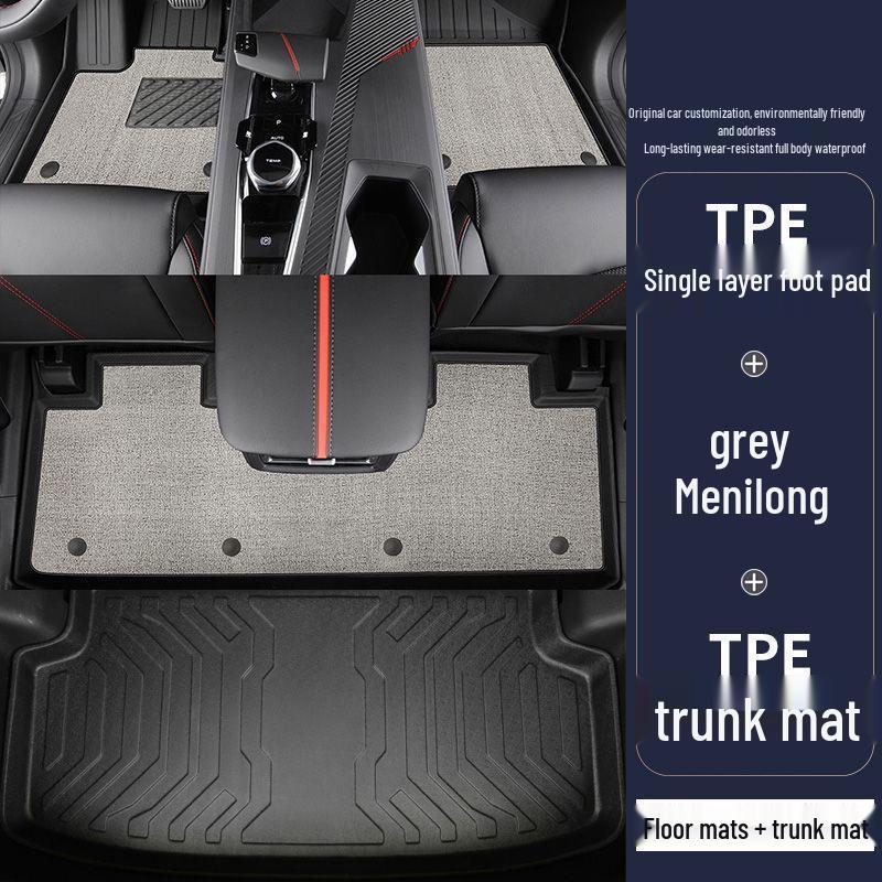 Waterproof TPE Floor & Trunk Mats for Changan Oshan Z6/Z6iDD - Full Coverage