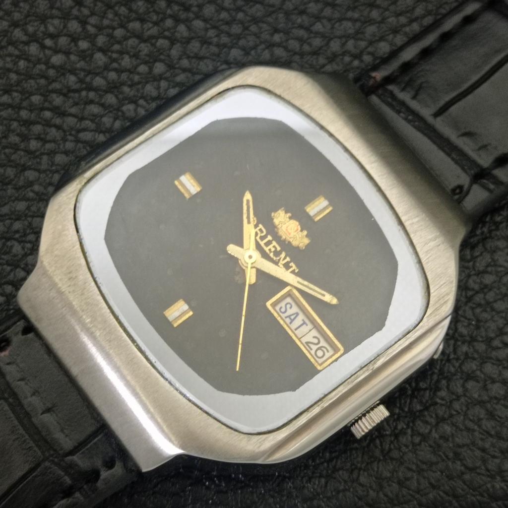 ORIENT AUTOMATIC 46941 JAPAN MENS VINTAGE ORIGINAL DIAL WATCH a703454-1