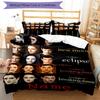 3pcs Custom Name The Twilight Saga Bedding Set Duvet Cover Closure Includes 1 Duvet Cover & 2 Pillowcases for All Seasons Bedroom Decor