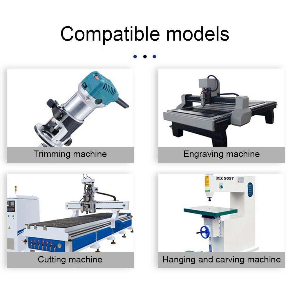 Carving Machine 8mm Shank Double Flute Router Bits Milling Cutter Drill Bit Slotting Cutter