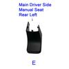Front Seat Rear Foot Trim Cover Rear Base Screw Cover for Mitsubishi Outlander 8260a334 8260a274