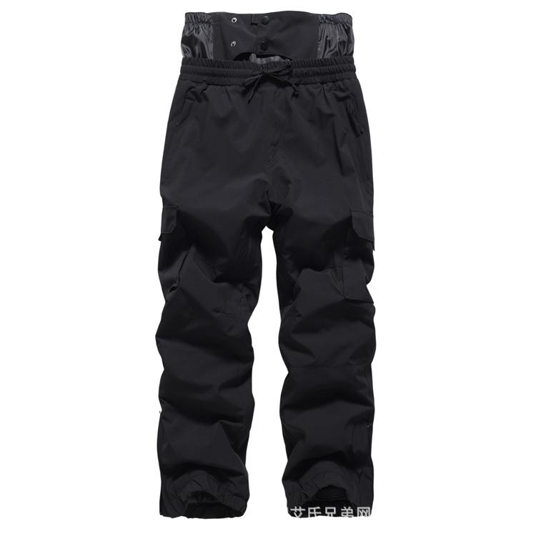 New Snowboard Pants Men Winter Ski Pants Women Windproof Waterproof Warm Overalls Couple Snow Trousers Elastic Waist