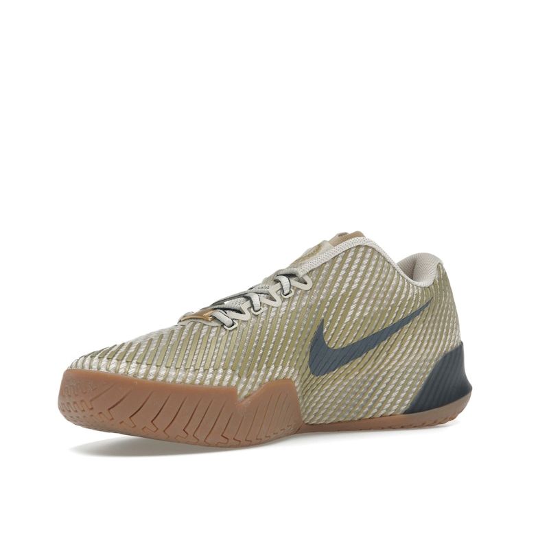 Nike Court Air Zoom Vapor 11 Premium Jaime Paris Collection Men Sneakers Brown Sanddrift Thunder-Blue FN4735-101