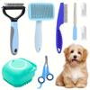 8 Piece Pet Grooming Kit with Scissors and Comb for Dogs and Cats