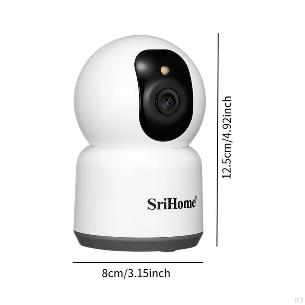 Security Camera EU Plug Recording with Mic IP WiFi 2 Way Audio