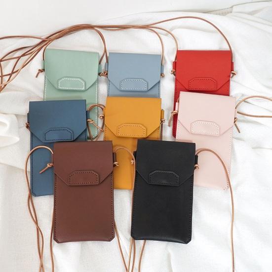 DIY Mobile Phone Bag Faux Leather Phone Pouch Craft Set Unfinished Crossbody Wallet Phone Bag for Daily Travel And Gifts