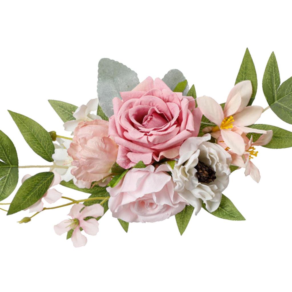 PEW Flowers Wedding Ceremony Aisle Durable Chair Back Flower Chair Decorations for Party Concerts Engagement Holidays Ceremony