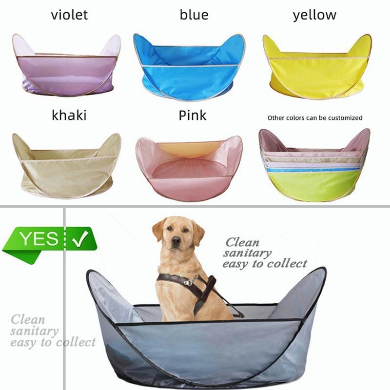 Buy Pet Shearing Bib Prevent Dog Hair From Falling On The Ground Pet