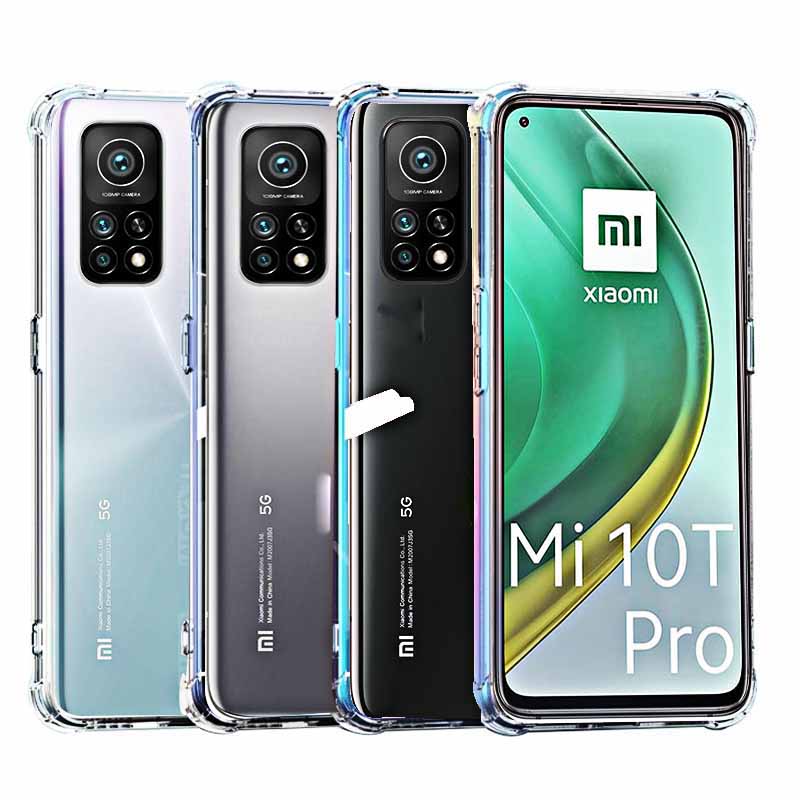 Custodia Portafoglio In Pelle PU Per Xiaomi Mi 10T Lite 5G Con 2 Vetri Temperati - Supporto E Slot Carte (Marrone)