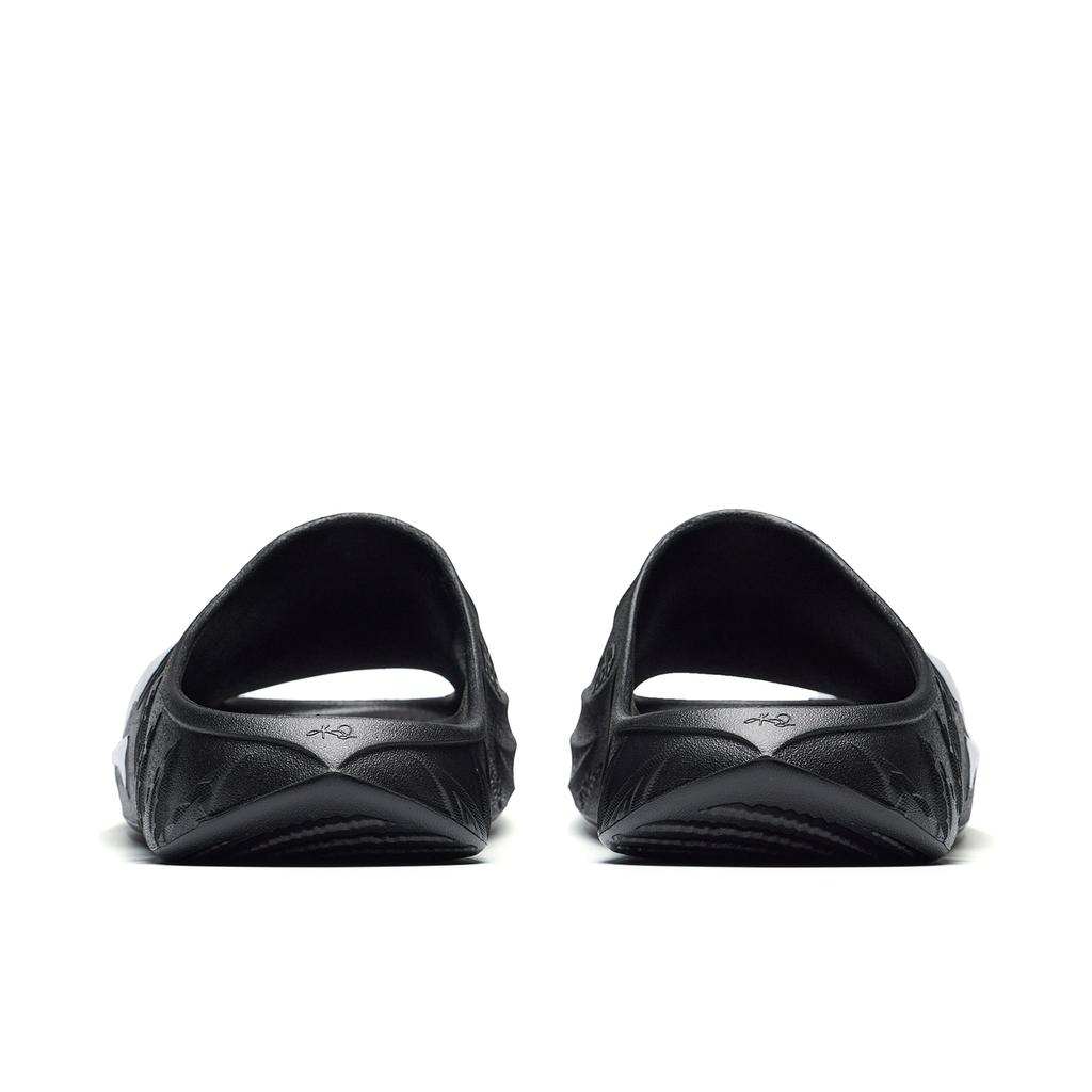 Anta Hela Sandali a Infradito 2 Basket Tendenza Cultura Sportiva Casual Ammortizzazione Resistenti all'Usura Sandali a Infradito Calzature da Uomo Nero Bianco 912631822S-2