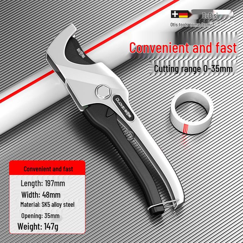 Oudis Professional PVC & PPR Pipe Cutter - Quick Melt Cutting Tool for Water Pipes and Conduits