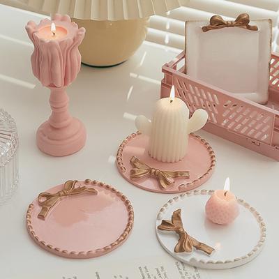 Patraukli žvakidės lėkštė Graži derva, neblunkanti