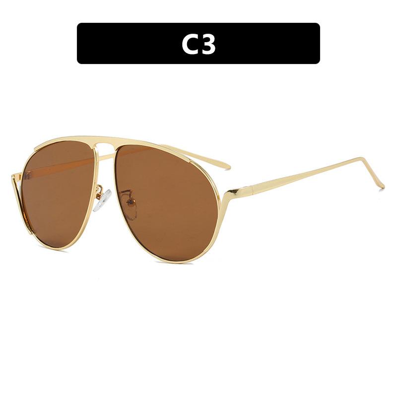 New sunglasses avant-garde personality toad-shaped catwalk sunglasses fashion vacation trend party sunglasses