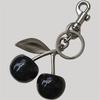 Black Cherry Fruit Charm Car Keychain Pendant Decoration Handbag Shoulder Bag Hanging Ornament Keyring  Accessories Gifts