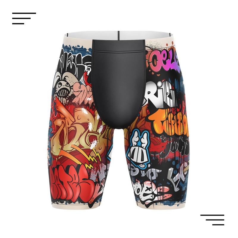 Mens Board Shorts Digital Print Quick Dry Swim Trunks Swimming Water Sports S To 3XL