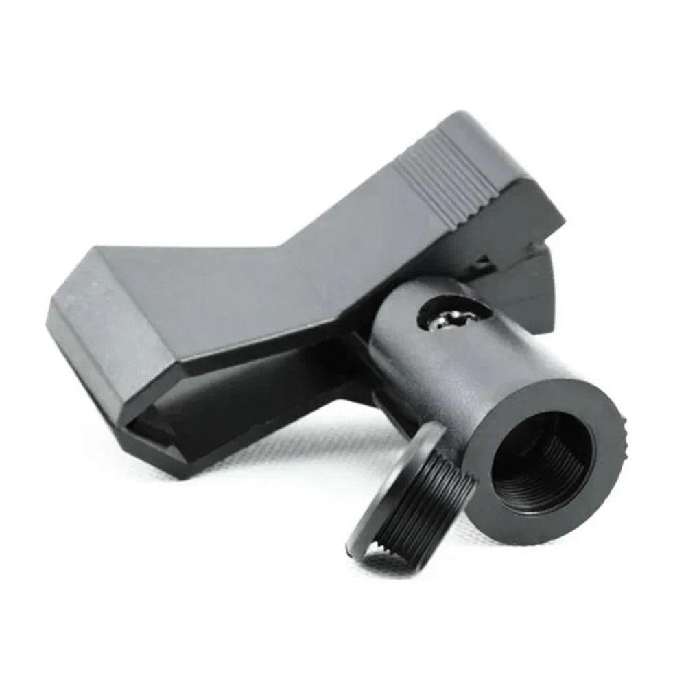 Holder Mic Clip Clamp 1/4 Inch Microphone Clip Microphone Holder Mic Holder Clip Live Tripod Stand