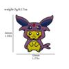 Anime Pokémon Emaille-Anstecker für Rucksäcke Niedliche Pikachu Gengar Glurak Broschen Metall Emaille Abzeichen Pins Pokemon Sammlung Geschenk
