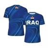 2026 Summer IRAQ Flag 3D Print Sport Quick Dry Breathable Men T-shirt Outdoor Football Jersey  Loose Fashion Short Sleeve Top