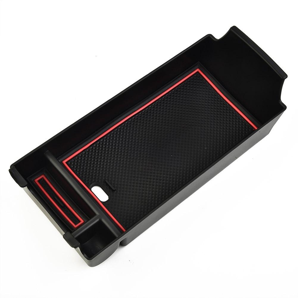 Matte Black Armrest Storage Box A-Class B-Class Center Console