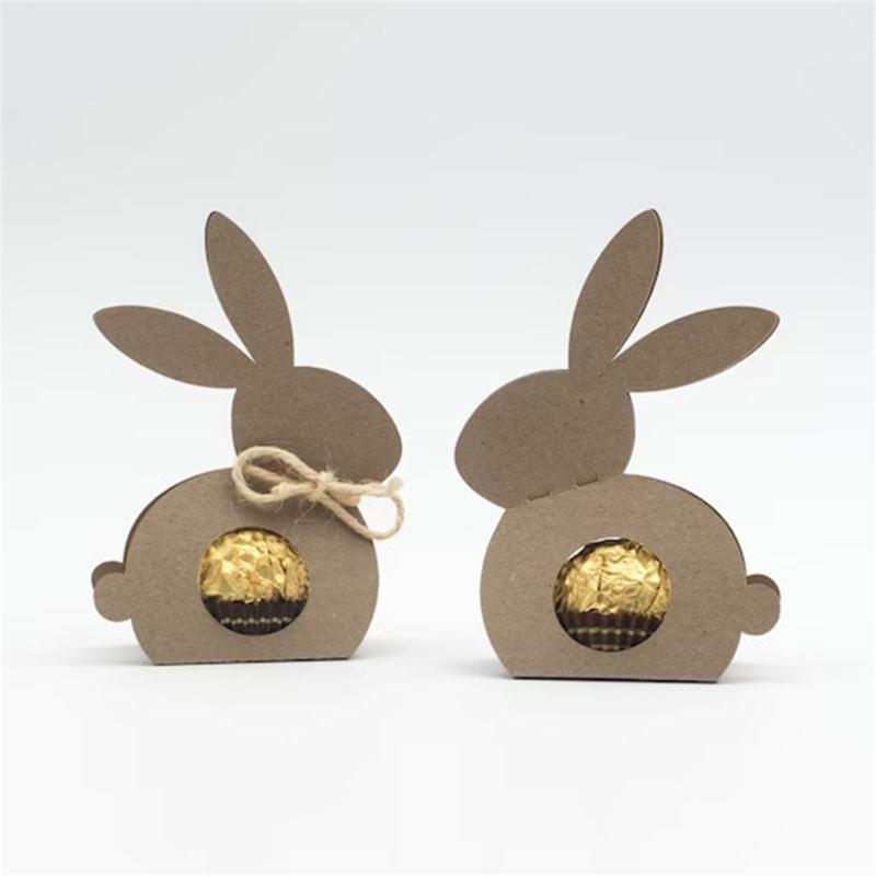 Easters Rabbits Cutting Dies Cuts Stencils Metal Die Cuts Templates Molds for Scrapbooking Album Card Making Decorations