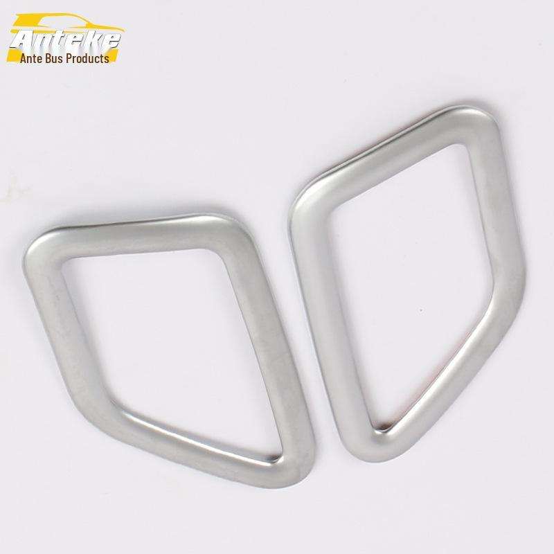 17 Borui A-Pillar Speaker Cover: Triangle Bright Ring Frame Decor Accessory