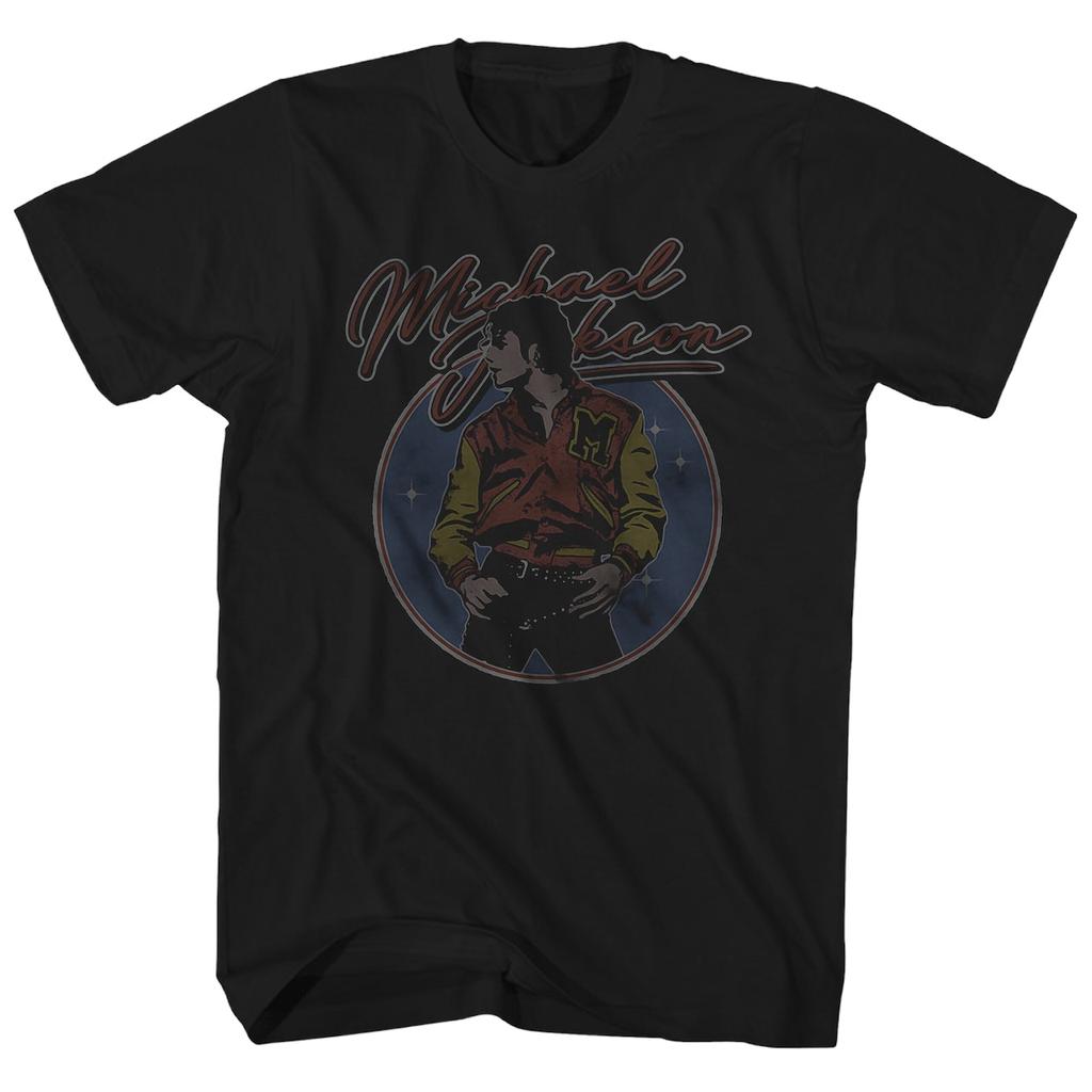 2026 New Michael Jackson American Retro Trend High-Quality Casual Printed Men's T-Shirt