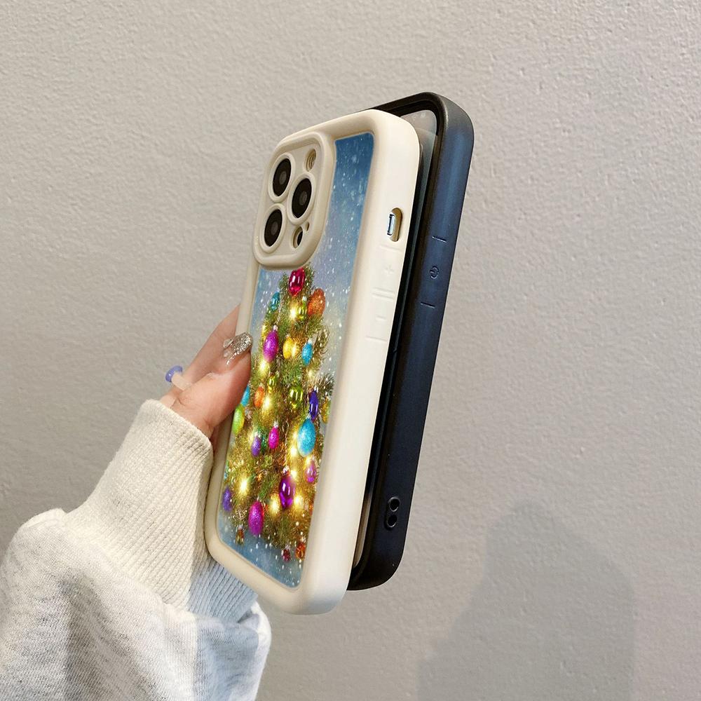 Ae114 Merry Christmas Christmas tree art Phone Cases for Xiaomi 12 11 Lite 5G NE Redmi 13C 14C 9a A3 Note 12 Pro 11s Angel Eye Ladder Protective Cover