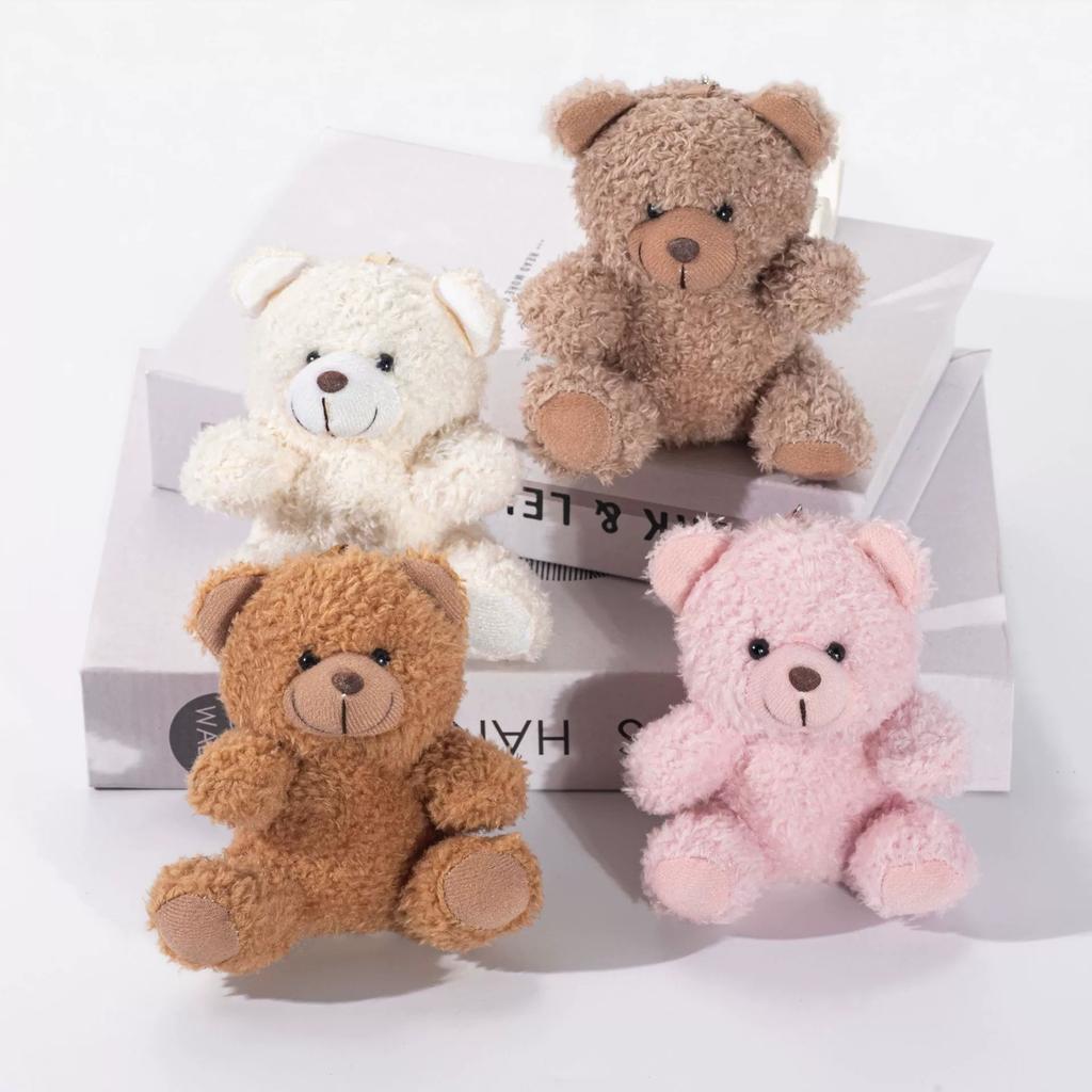 Cartoon Plush Bear Doll New Cute Creative Design Backpack Clothing Accessories Doll Accessories Couple Gifts Bag Charm