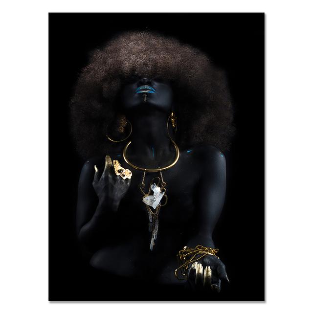 Canvas Painting Nordic Prints Gold Lips Gradient Sexy Home Decor Posters Wall Artwork Modern Bedroom Framework Modular Pictures