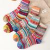 5 Pairs Winter Warm Wool Socks Thick Knit Soft Cozy Socks Boots Socks for Women