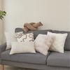 Soft to Touch Faux Rabbits Furs Cushions Case, Bubble Velvets Throw Pillow Cover for Lounges
